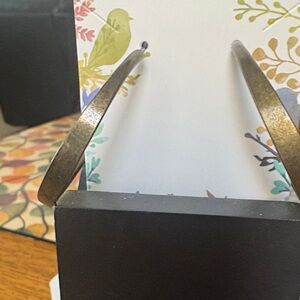 Source Unknown muted Gold Hoop Earrings